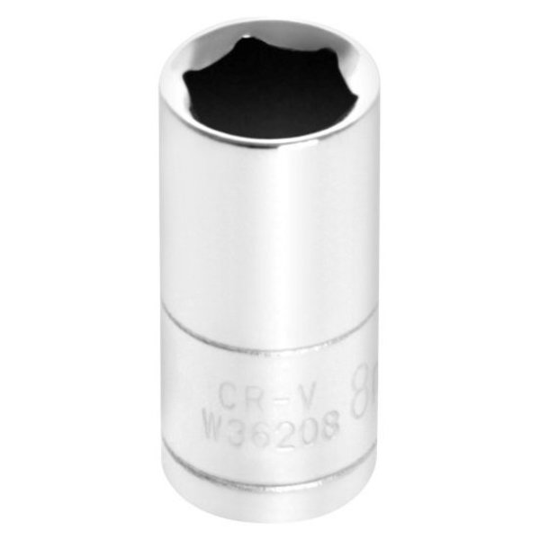 Performance Tool 1/4 In Dr. Socket 8Mm, W36208 W36208